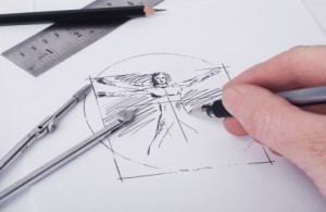 4 Divine Proportion - Vitruvian Man