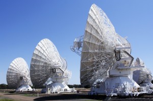 array of deep space telescopes